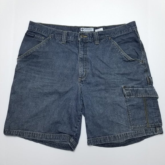 Columbia Blue Denim Shorts - Carpenter/Cargo